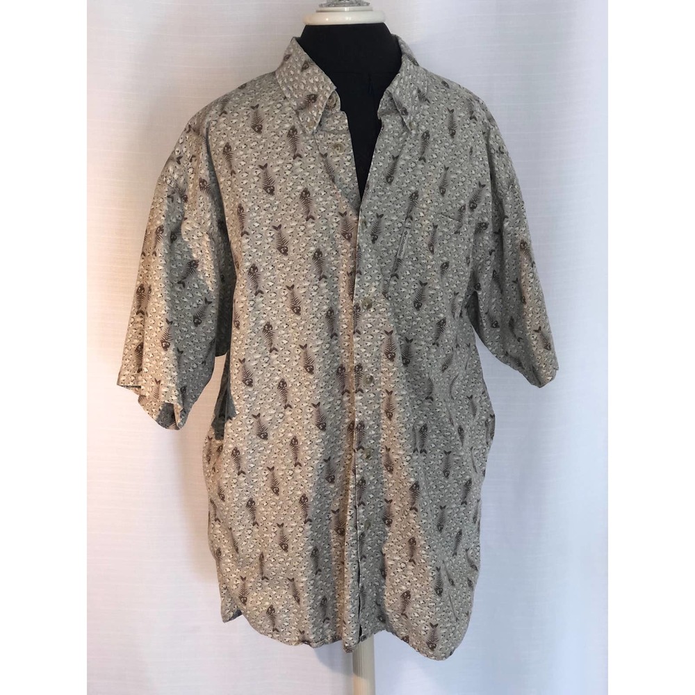 Vintage Columbia Button Up Mens shirt Size L